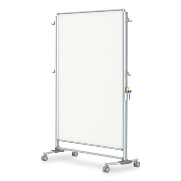 Nexus Partition Whiteboard, 36" x 48", White Surface, Satin Aluminum Frame