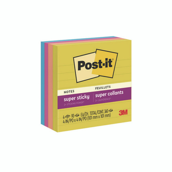 Note Pads in Summer Joy Collection, 4" x 4", Note Ruled, 90 Sheets/Pad, 4 Pads/Pack Note Pads in Summer Joy Collection, 4" x 4", Note Ruled, 90 Sheets/Pad, 4 Pads/Pack