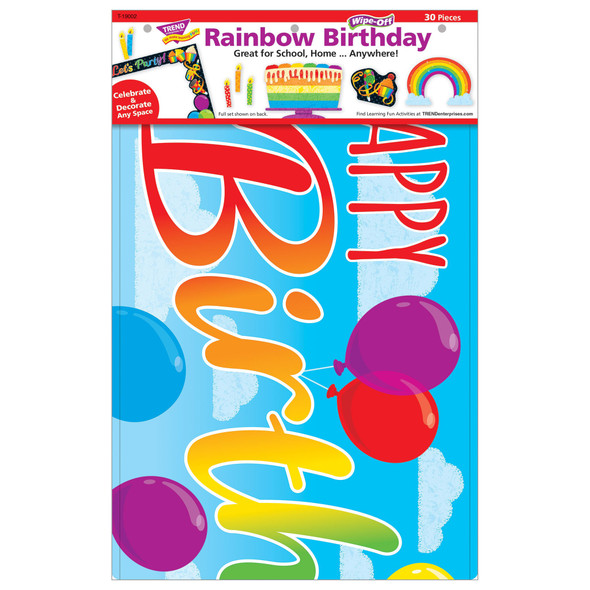Rainbow Birthday Learning Set Rainbow Birthday Learning Set