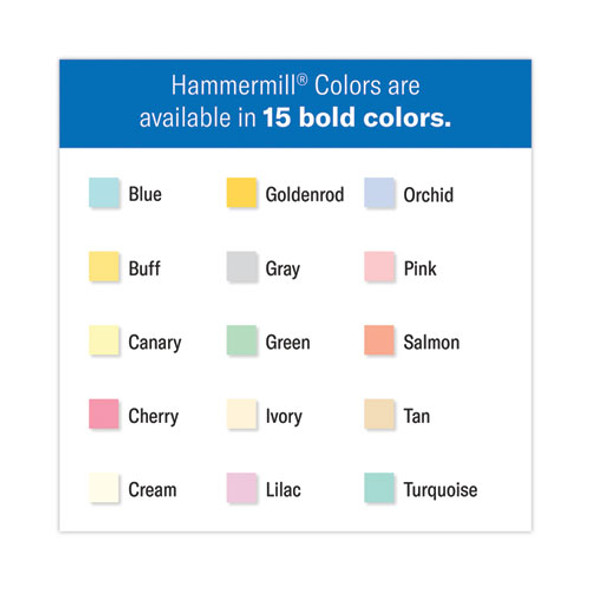 Colors Print Paper, 20 lb Bond Weight, 8.5 x 11, Lilac, 500/Ream