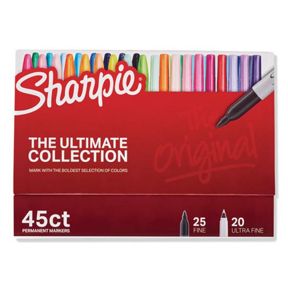 Permanent Markers Ultimate Collection with cosmic Colors, Assorted Tip Sizes/Types, Assorted Colors, 45/Pack Permanent Markers Ultimate Collection with cosmic Colors, Assorted Tip Sizes/Types, Assorted Colors, 45/Pack
