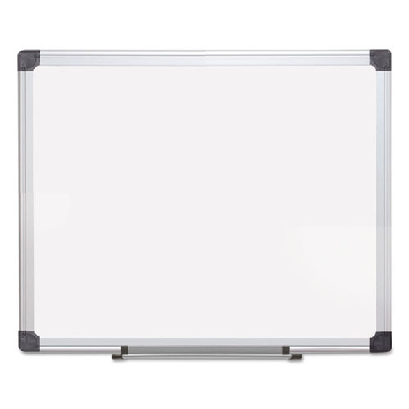 Porcelain Value Dry Erase Board, 24" x 36", White Surface, Satin Aluminum Frame Porcelain Value Dry Erase Board, 24" x 36", White Surface, Satin Aluminum Frame