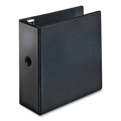 Premier Easy Open Locking Slant-D Ring Binders, 3 Rings, 5" Capacity, 11 x 8.5, Black