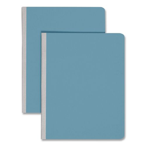 Prong Fastener Premium Pressboard Report Cover, Two-Piece Prong Fastener, 3" Capacity, 8.5 x 11, Blue/Blue