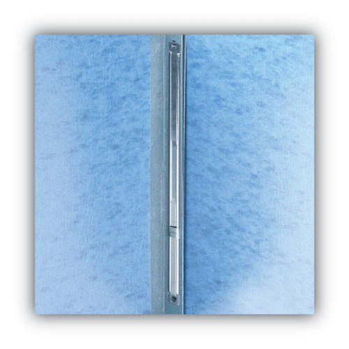 Prong Fastener Premium Pressboard Report Cover, Two-Piece Prong Fastener, 3" Capacity, 8.5 x 11, Blue/Blue