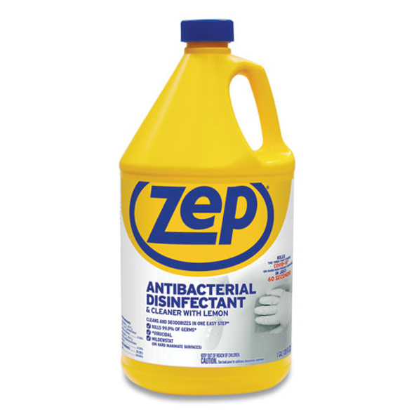 Antibacterial Disinfectant, Lemon Scent, 1 gal, 4/Carton Antibacterial Disinfectant, Lemon Scent, 1 gal, 4/Carton