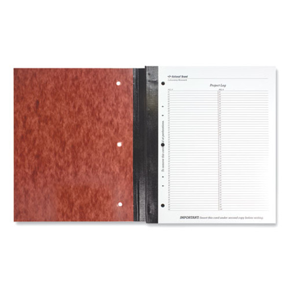 Duplicate Laboratory Notebooks, Two-Part Carbonless, Quadrille Rule (4 sq/in), Brown Cover, (200) 11 x 9.25 Sheets