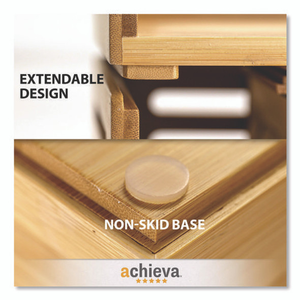 Bamboo Large File Sorter, 9 Sections, A6/A7/A8/A9/Legal/Letter/Tabloid Size Files, 14.09 x 10.04 x 3.82, Brown