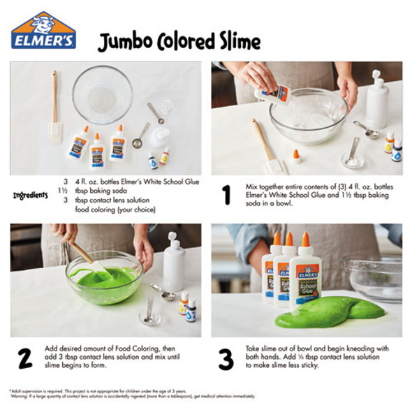 Washable School Glue, 1.25 oz, Dries Clear