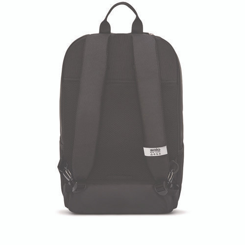 Bleecker Recycled Rolling Backpack, Fits Devices Up to 15.6", 12.5 x 8 x 19, Dark Gray