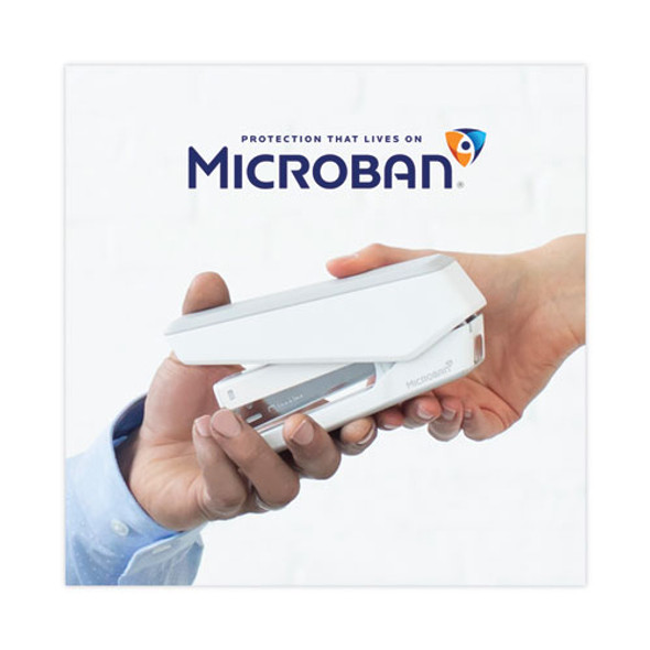 LX850 EasyPress Full Strip Stapler with Antimicrobial Protection, 25-Sheet Capacity, White