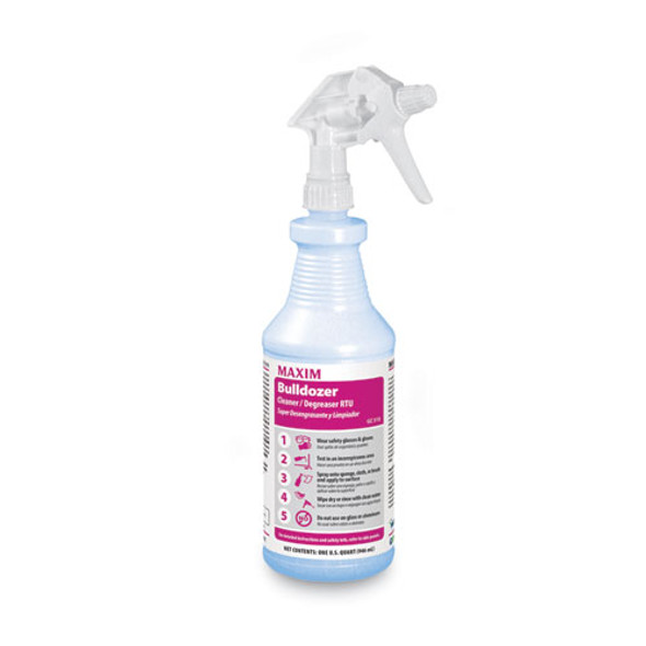 Bulldozer Cleaner/Degreaser RTU, Safe-to-Ship, Lemon Scent, 32 oz, 6/Carton Bulldozer Cleaner/Degreaser RTU, Safe-to-Ship, Lemon Scent, 32 oz, 6/Carton
