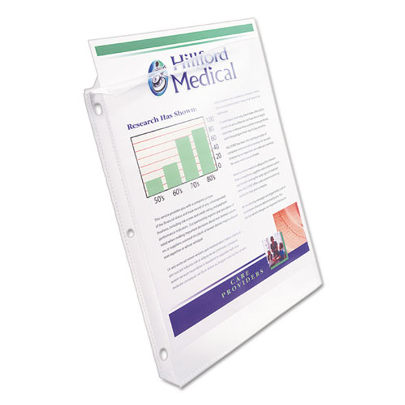 Top-Load Poly Sheet Protectors, Heavy Gauge, Letter, Nonglare, 50/Box