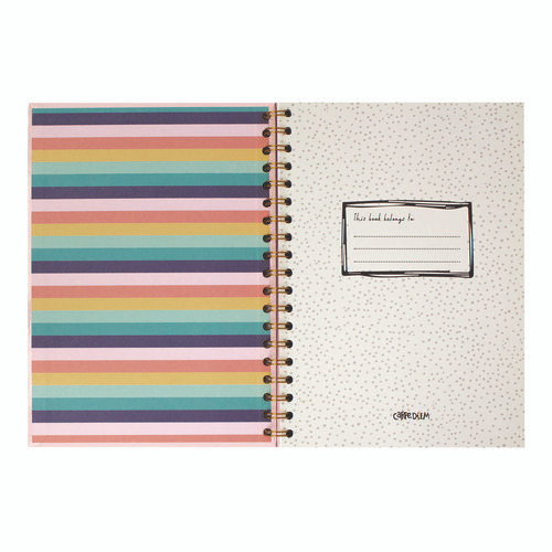 B5 Size Notebook, 1-Subject, Medium/College Rule, Pink Cover, (80) 9.8 x 6.9 Sheets, 3/Pack
