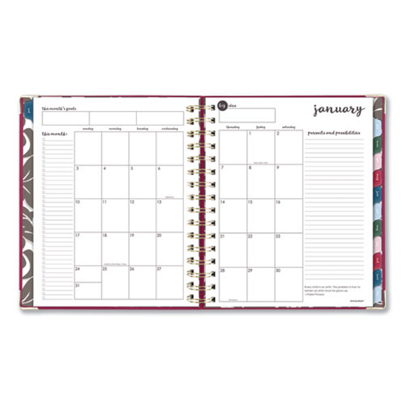 Harmony Daily Hardcover Planner, 8.75 x 7, Berry Cover, 12-Month (Jan to Dec): 2025 Harmony Daily Hardcover Planner, 8.75 x 7, Berry Cover, 12-Month (Jan to Dec): 2025