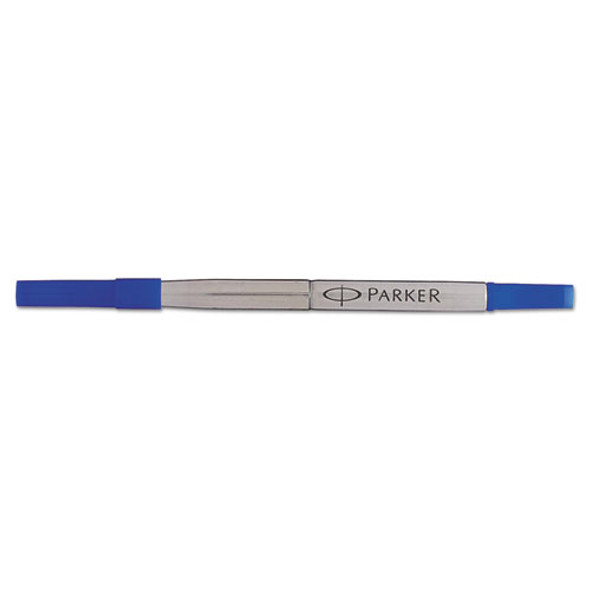 Refill for Parker Roller Ball Pens, Medium Conical Tip, Blue Ink