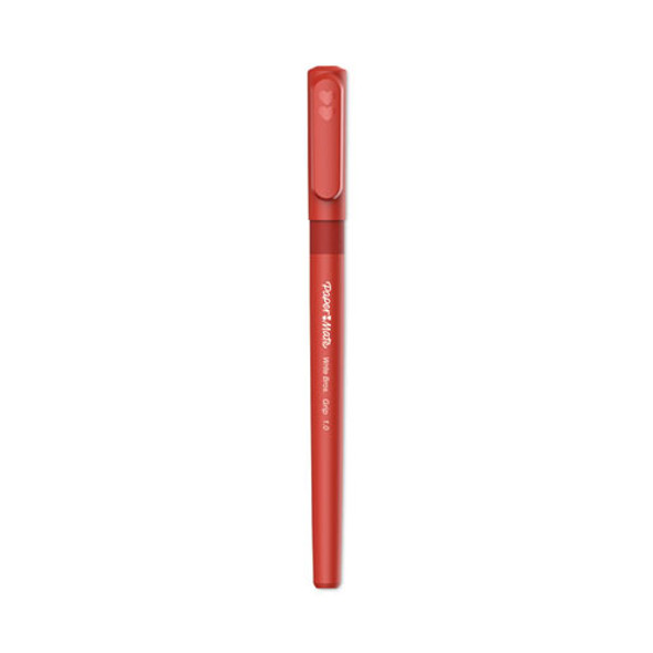 Write Bros. Grip Ballpoint Pen, Stick, Medium 1 mm, Red Ink, Red Barrel, Dozen Write Bros. Grip Ballpoint Pen, Stick, Medium 1 mm, Red Ink, Red Barrel, Dozen