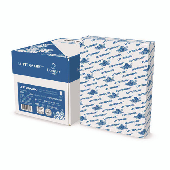 Custom Cut-Sheet Copy Paper, 92 Bright, 5-Hole (5/16") Top Punched, 20 lb Bond Weight, 8.5 x 11, White, 500/Ream