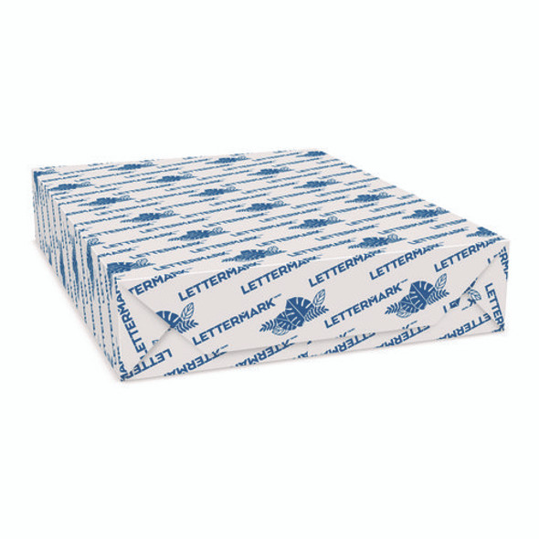 Custom Cut-Sheet Copy Paper, 92 Bright, 5-Hole (5/16") Top Punched, 20 lb Bond Weight, 8.5 x 11, White, 500/Ream