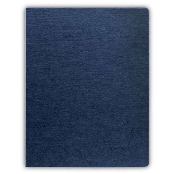 Expressions Linen Texture Presentation Covers for Binding Systems, Navy, 11.25 x 8.75, Unpunched, 200/Pack