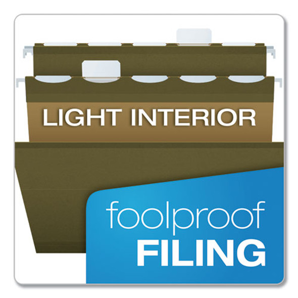 Ready-Tab Reinforced Hanging File Folders, Legal Size, 1/6-Cut Tabs, Standard Green, 25/Box Ready-Tab Reinforced Hanging File Folders, Legal Size, 1/6-Cut Tabs, Standard Green, 25/Box