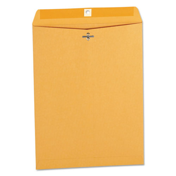 Kraft Clasp Envelope, #12 1/2, Square Flap, Clasp/Gummed Closure, 9.5 x 12.5, Brown Kraft, 100/Box