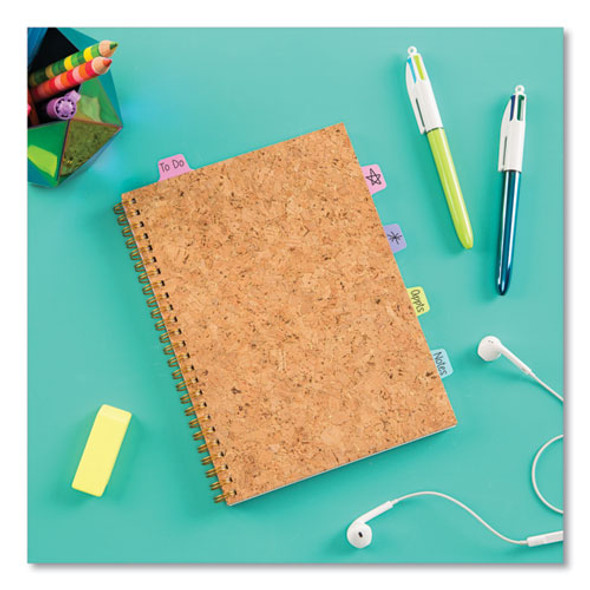 Ultra Tabs Repositionable Tabs, Mini Tabs: 1" x 1.5", 1/5-Cut, Assorted Pastel Colors, 40/Pack