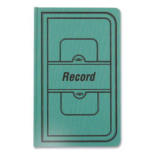 Tuff Series Record Book, Green Cover, 12 x 7.5 Sheets, 150 Sheets/Book