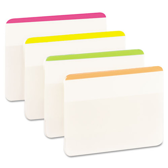 Lined Tabs, 1/5-Cut, Assorted Bright Colors, 2" Wide, 24/Pack