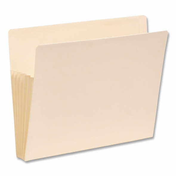 Manila End Tab TUFF Pockets, 5.25" Expansion, Letter Size, Manila, 10/Box