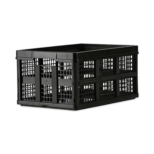 Filing/Storage Tote, Letter Files, 20.13" x 14.63" x 10.75", Black