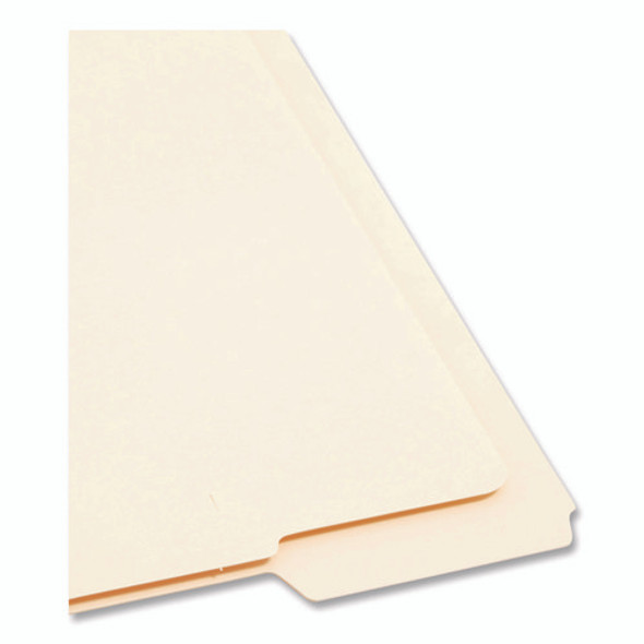 Heavyweight Manila End Tab Folders, 9" High Front, 1/3-Cut Tabs: Top, Letter Size, 0.75" Expansion, Manila, 100/Box