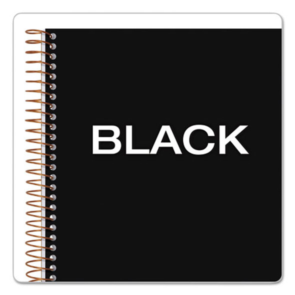 JEN Action Planner, 1-Subject, Narrow Rule, Black Cover, (100) 8.5 x 6.75 Sheets