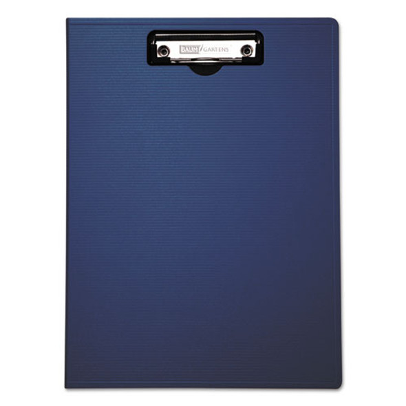 Portfolio Clipboard with Low-Profile Clip, Portrait Orientation, 0.5" Clip Capacity, Holds 8.5 x 11 Sheets, Blue