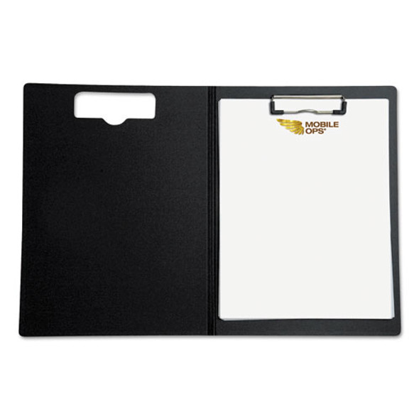 Portfolio Clipboard with Low-Profile Clip, Portrait Orientation, 0.5" Clip Capacity, Holds 8.5 x 11 Sheets, Blue