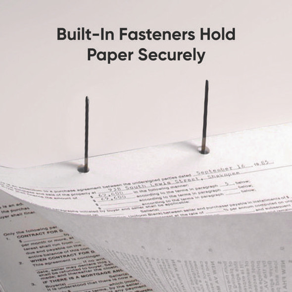 End Tab Fastener Folders with Reinforced Straight Tabs, 11-pt Manila, 2 Fasteners, Letter Size, Manila Exterior, 250/Box