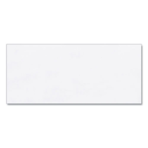 Open-Side Business Envelope, #10, Commercial Flap, Diagonal Seam, Gummed Closure, 4.13 x 9.5, White, 500/Box