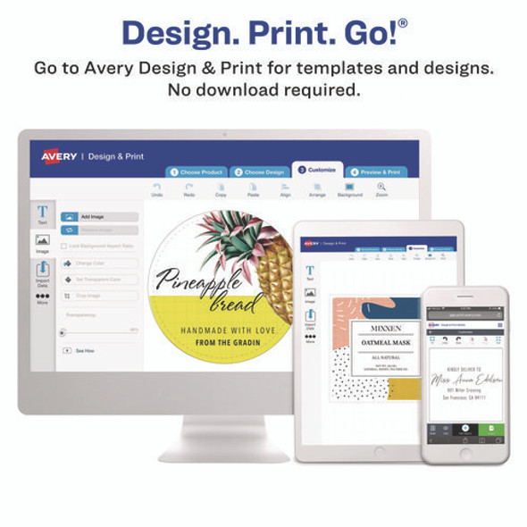 Removable File Folder Labels with Sure Feed Technology, 0.66 x 3.44, White, 7/Sheet, 36 Sheets/Pack