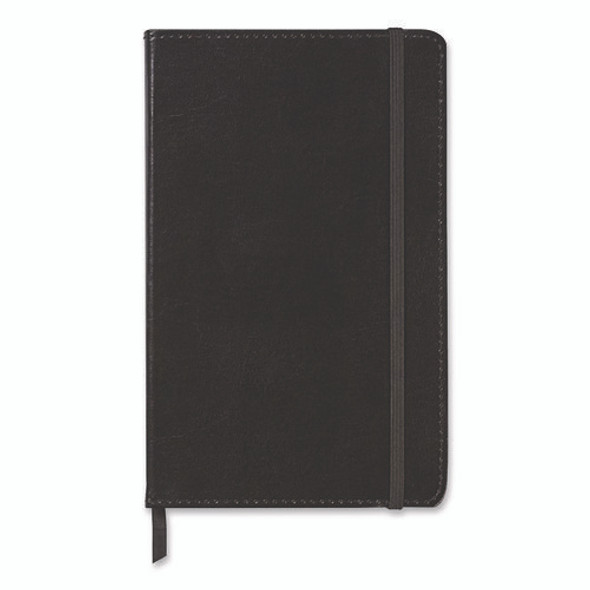 Bonded Leather Journal, 1-Subject, Narrow Rule, Black Cover, (240) 8.25 x 5 Sheets