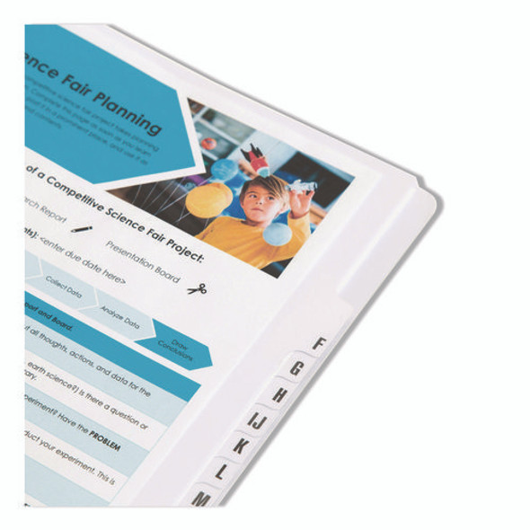 Deluxe Expandable Indexed Desk File/Sorter, Reinforced Tabs, 20 Dividers, Alpha Index, Letter Size, Dark Blue Cover