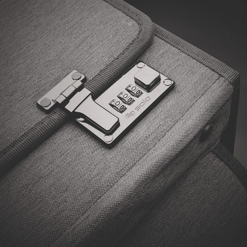 Classic Recycled Rolling Catalog Case, Fits Device Up to 17.3", 9.31 x 9.31 x 16.14, Gray/Black