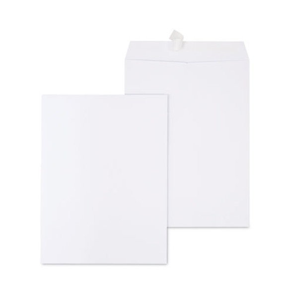 EasyClose Catalog Envelope, #10 1/2, Square Flap, Self-Adhesive Closure, 9 x 12, White, 250/Box