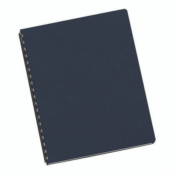 Futura Oversize Presentation Covers, Punched, 11.25 x 8.75, Navy, 25/Pack