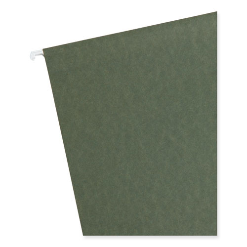 Box Bottom Hanging File Folders, 3" Capacity, Letter Size, Standard Green, 25/Box