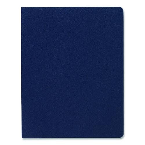 Solids Presentation Covers for Binding Systems, Unpunched, 11 x 8.75, Navy, 25/Pack