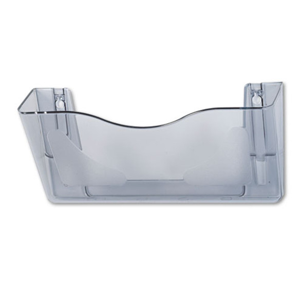 Euro-Style DocuPocket Landscape Wall File, Larger Files/Tabloid Size, 15" x 4" x 6.63", Smoke