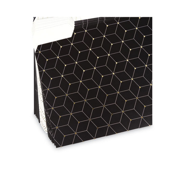 Fashion File Folders, 1/3-Cut Tabs: Assorted, Letter Size, Assorted Colors, 24/Box