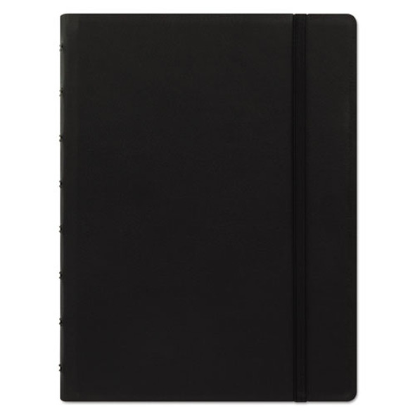 Notebook, 1-Subject, Medium/College Rule, Black Cover, (112) 8.25 x 5.81 Sheets