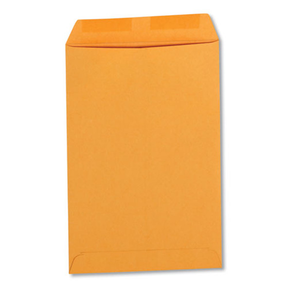 Catalog Envelope, 28 lb Bond Weight Kraft, #1, Square Flap, Gummed Closure, 6 x 9, Brown Kraft, 100/Box