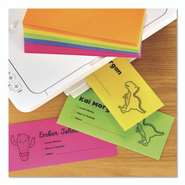 Bulk Envelopes, #10, Bankers Flap, Gummed Closure, Assorted Colors, 200/Pack